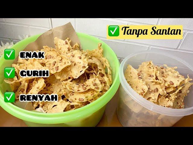 TANPA SANTAN ‼️ PEYEK KACANG TANAH GURIH