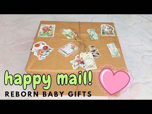  BEAUTIFUL HAPPY MAIL for my BIRTHDAY!!  Gifts for my REBORN DOLLS from @TheBabyPatch 