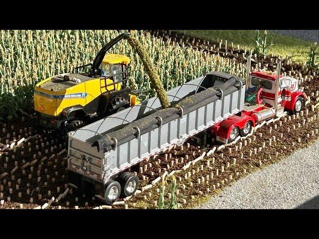 FORAGE HARVESTING Display at the 2024  LaFayette Farm Toy Show