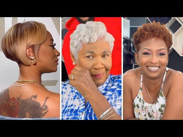 Best Women Short Haircuts 2024!  15 Gorgeous Short Hairstyles for Black Women