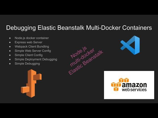 Debugging and deploying Express Server in a Elastic Beanstalk Multi Docker Container Configuration