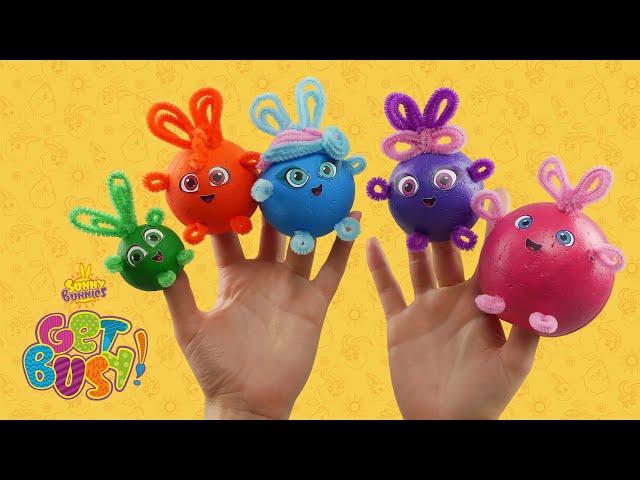 SUNNY BUNNIES - Finger Puppets | GET BUSY COMPILATION | Cartoons for Children