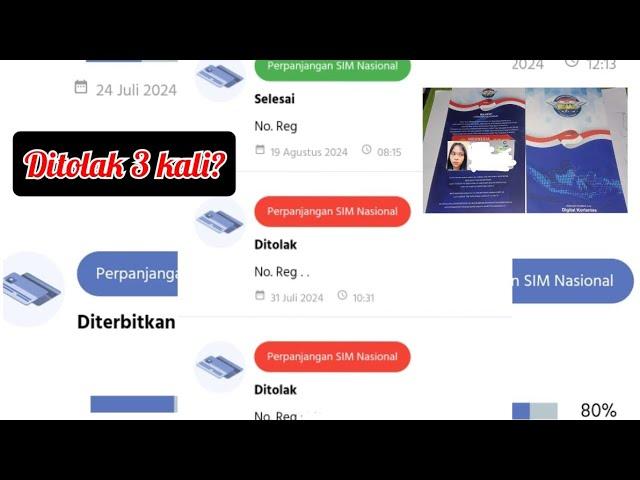 Cerita Perpanjang SIM Online 2024 Ditolak 3 Kali, di Satpas Mana dan Alasannya Apa?!