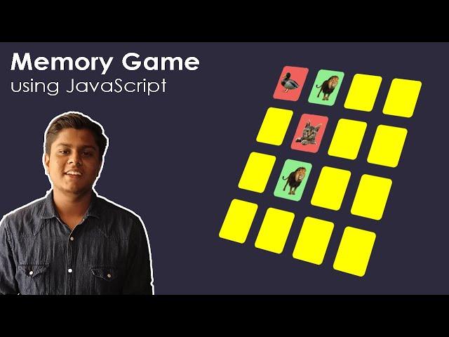 Creating a Memory Game using CSS and JavaScript! Complete tutorial | Code Grind