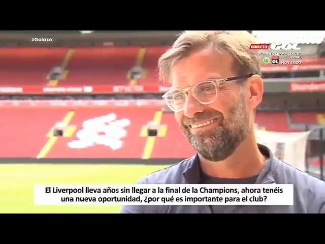 Jürgen Klopp  habla sobre Cristiano Ronaldo y la final de la champions league