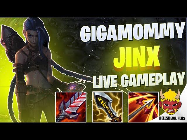 Jinx + Lulu = GIGAMOMMY DAMAGE Wild Rift HellsDevil Plus Gameplay