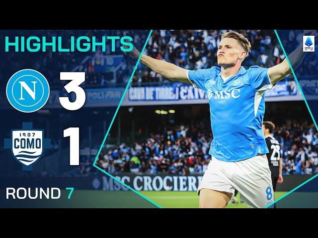 NAPOLI-COMO 3-1 | HIGHLIGHTS | McTominay scores inside a minute! | SERIE A 2024/25