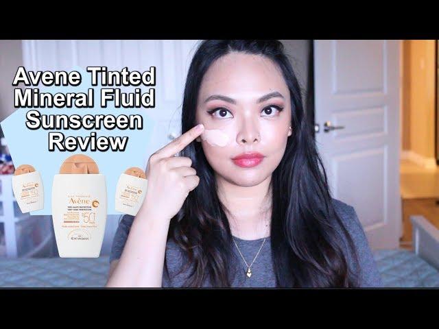 Avene Tinted Mineral Fluid SPF 50 Review Under Makeup Wear Test