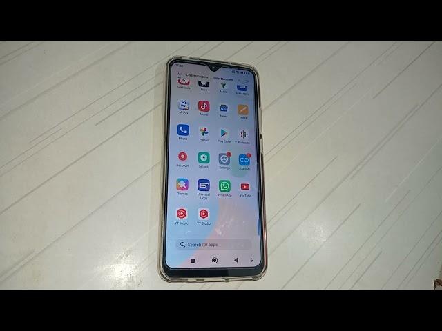 how to change hide notch in redmi 10a mobile