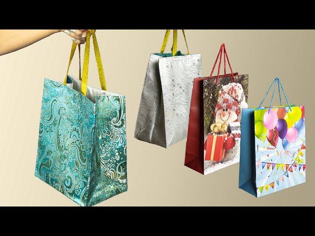 ⭐ Don't buy gift bags anymore! Amazing Sewing Trick for Reversible Gift Bags (Part #59)