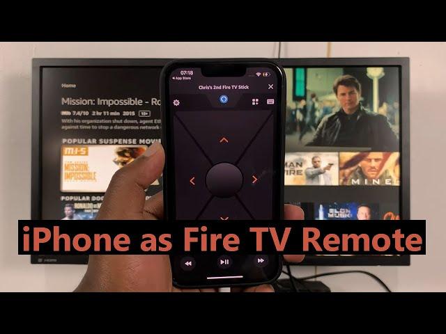 How To Use Your iPhone as a Fire TV Stick Remote