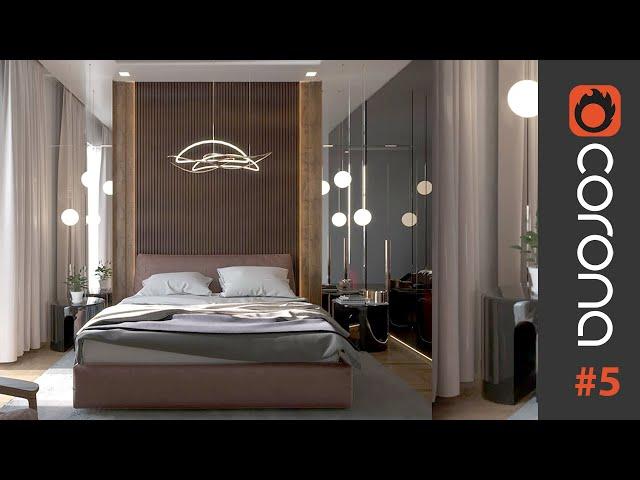 3ds Max Interior Rendering Tutorial (Best Corona Render)#5