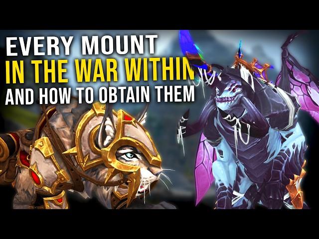 Every Mount Coming in The War Within and How to Obtain Them  - WoW Mount Guide