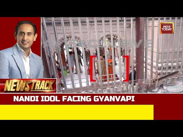 Full View Of Nandi Idol Facing Gyanvapi Masjid Wazukhana | Gyanvapi Masjid Survey Video