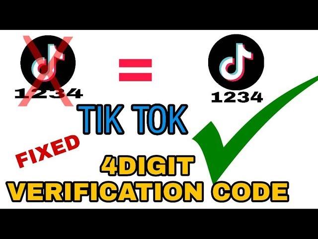 How to fix TikTok 4digit & Verification Code not received Problem Solved 2023