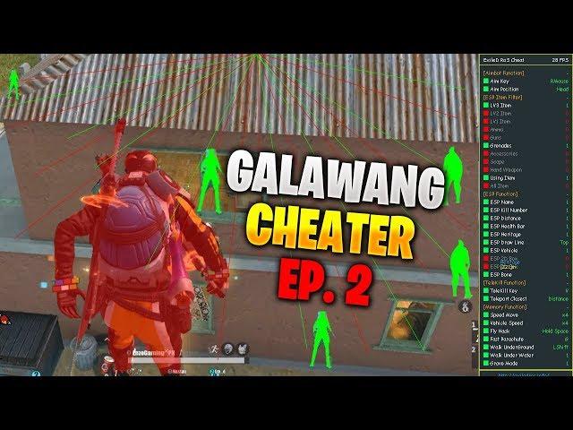 "GALAWANG CHEATER EP. 2" | ROS Aimbot and Speed Hack Moments (Rules of Survival)