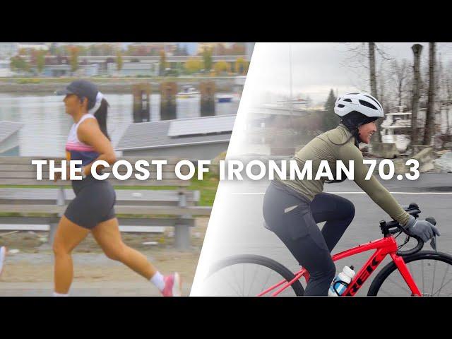 HOW MUCH I SPENT ON IRONMAN 70.3 PREP SO FAR $$$ | as a complete beginner triathlete