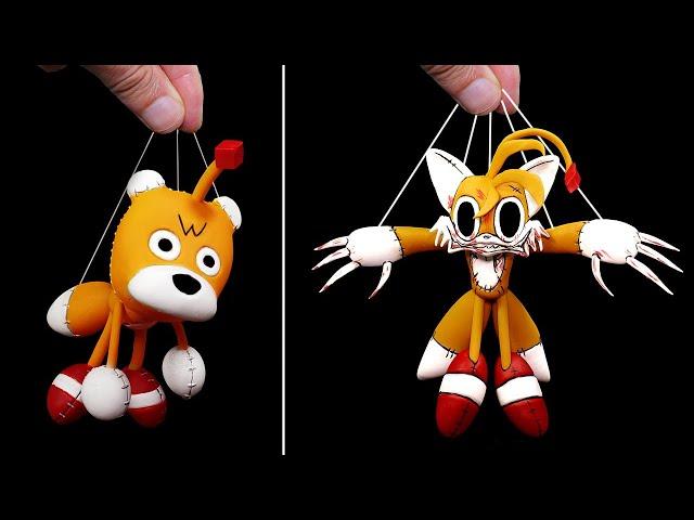 [FNF] Making Tails Doll Sculptures Timelapse [SONIC.EXE 2.5 / 3.0 FULL WEEK] - Friday Night Funkin