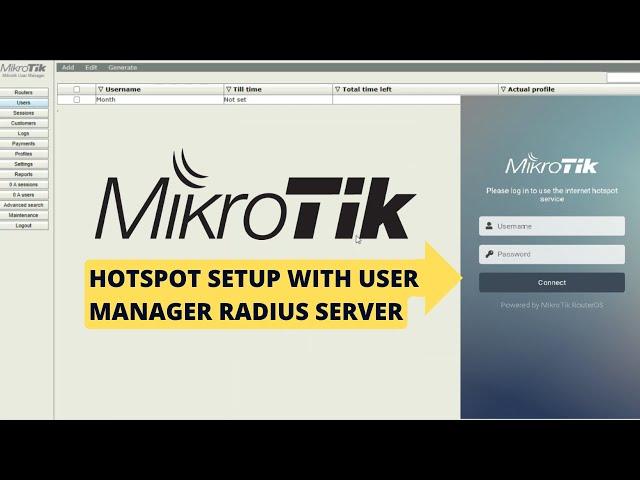 How to Set Up MikroTik Hotspot with User Manager RADIUS Server - Step by Step Guide