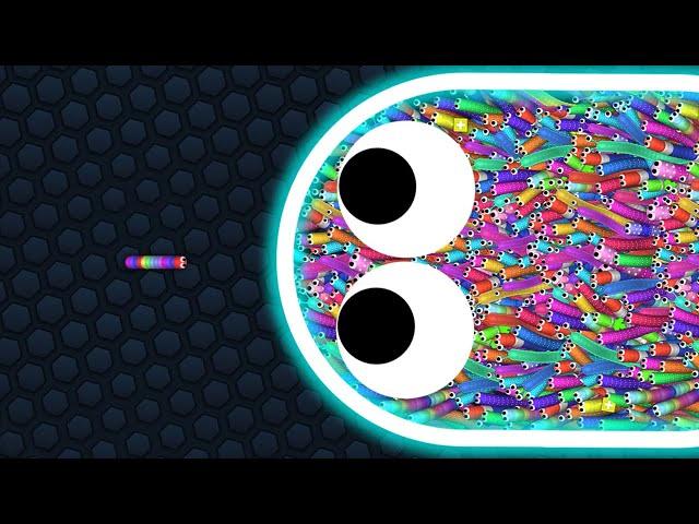 Slither.io A.I. 001 Strong Bad Snake Skin Hacked? vs. 9899879 Snakes Epic Slither io Gameplay!