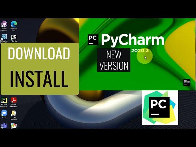 Install PyCharm 2020.3 IDE for Python on Windows 10 + run your first program