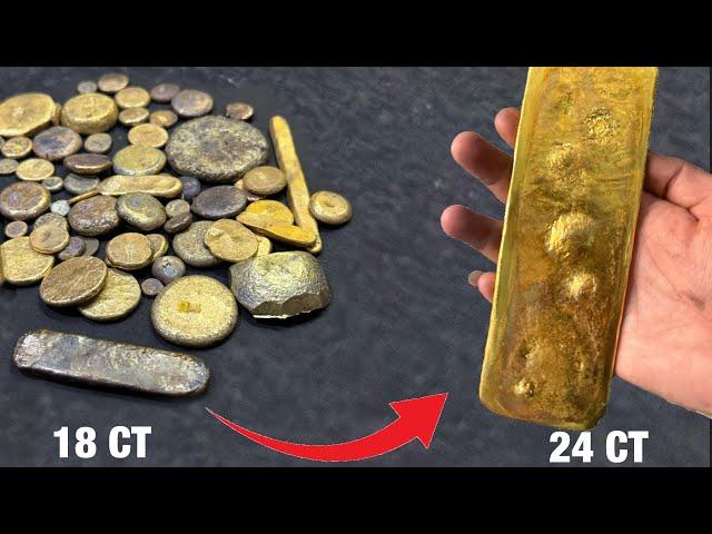 How to refine gold with silver | full process of refining gold | Rakesh Bullion