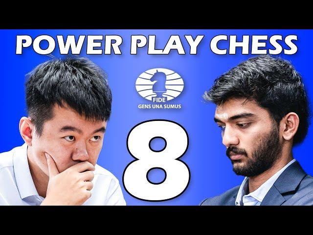 Ding Liren vs Gukesh Dommaraju | Game 8 | World Chess Championship 2024