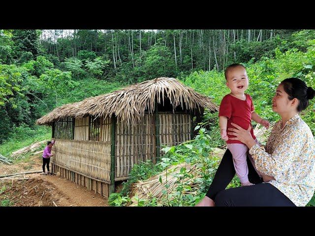 90 Days: Life of a 18 Year Old Single Mother - Build Bamboo House With Her Child & Raises Her Child