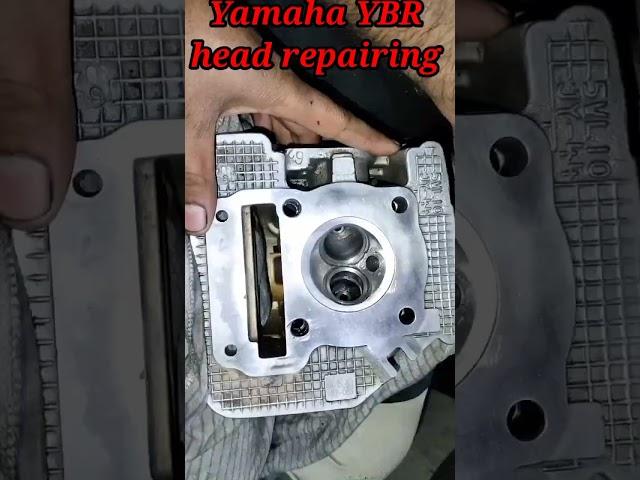 head repair #bikeguru #yamaha #bike #ybr