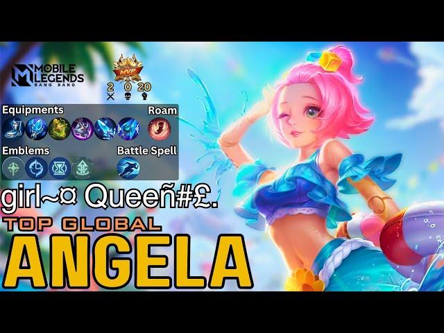 girl~¤ Queeñ#£. | S32 TOP GLOBAL ANGELA "Summer Vibes" Skin Gameplay