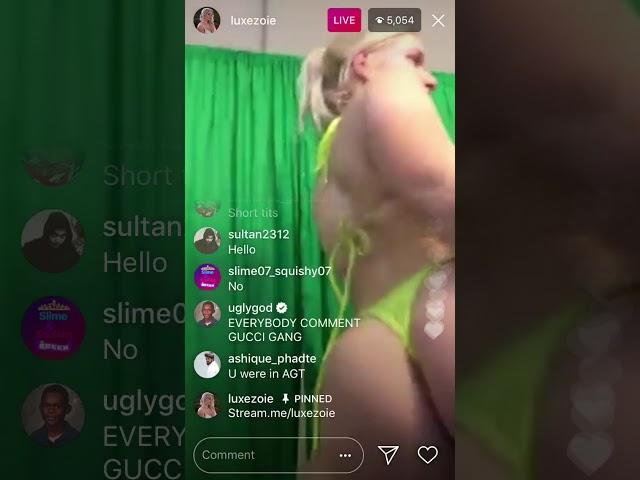 Zoie Burgher twerking on instagram 2018