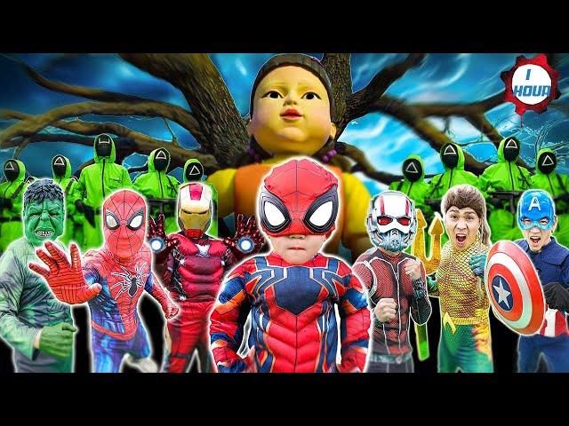 Các Siêu Anh Hùng bị triệu hồi vào trò chơi sinh tồn- Tổng Hợp Video Hay Nhất|| Spider-Man Family