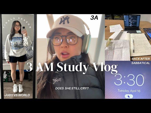 3AM Study Vlog | ‍ uw comp sci student vs finals