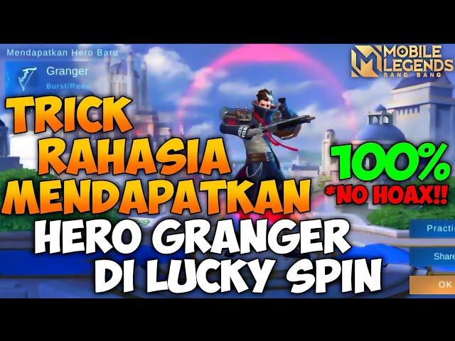 TUTORIAL CARA MENDAPATKAN HERO GRANGER DI LUCKY SPIN 2021 - MOBILE LEGENDS