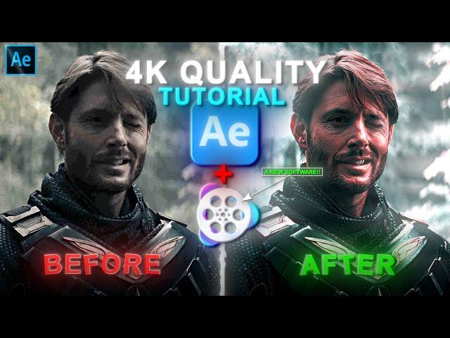 4K Quality Tutorial For your Edits!! || After Effects and Video Proc Converter Tutorial