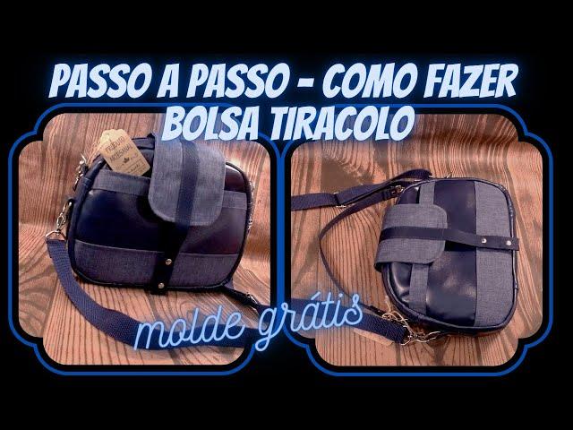 Como fazer bolsa - BOLSA TIRACOLO - CROSSBODY BAG