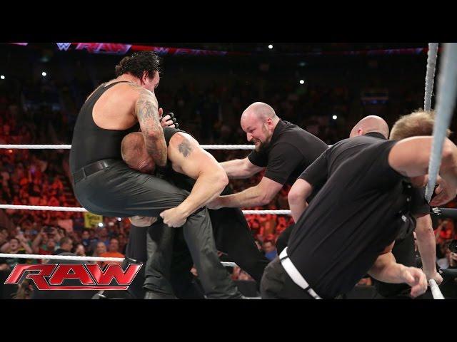 Brock Lesnar konfrontiert den Undertaker: Raw – 20. Juli 2015