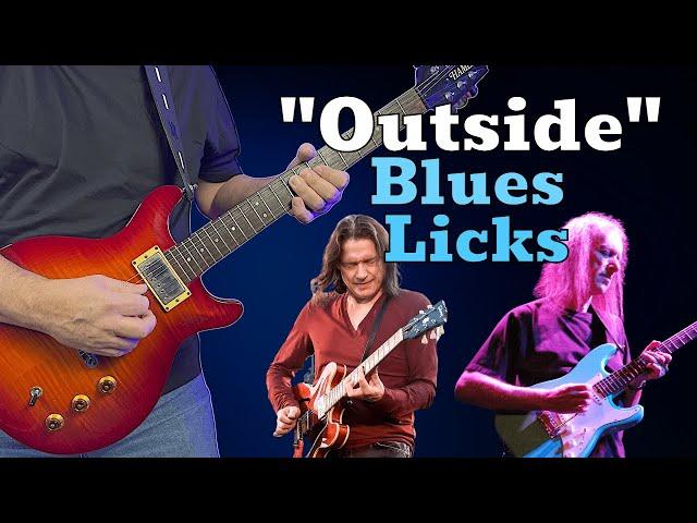 Breaking BLUES Rules: 3 OUTSIDE Blues Licks You MUST Learn!