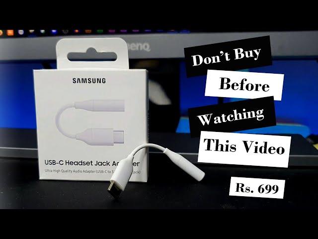 Samsung USB-C to 3.5 mm Headphone Jack Adapter Review | Best USB-C to 3.5 mm Dongle/Cable