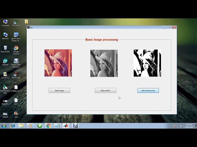 How to Design Basic GUI Graphical user Interface in MATLAB and Image Processing