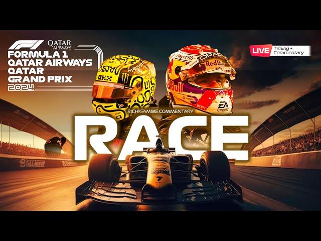 LIVE F1 Race Qatar GP 2024 Lusail Circuit Timing + Formula 1 Commentary