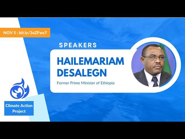 Climate Action Day - Hon Hailemariam Desalegn