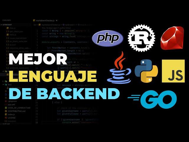 ¿Cuál es el mejor lenguaje de programación de Backend para ti?