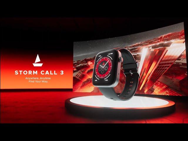 BoAt Storm Call 3 | New Stylish Powerful Smartwatch 2024 Official Video & Firstlook !!