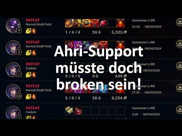 Die Ahri-Support Erfahrung