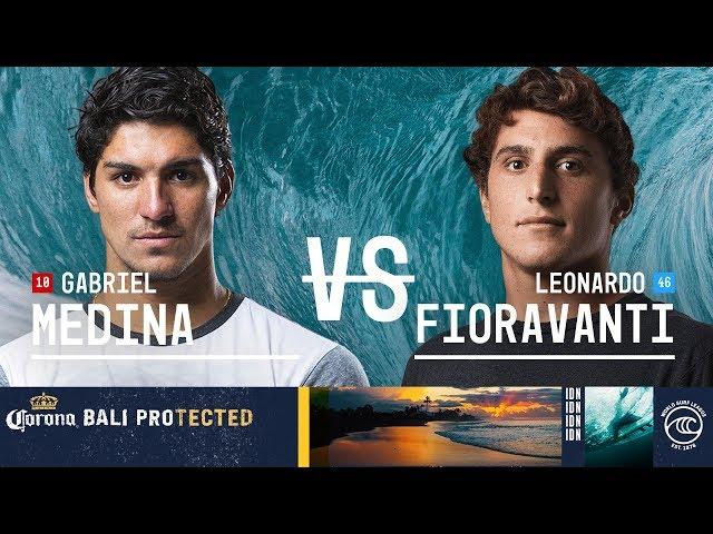 Gabriel Medina vs. Leonardo Fioravanti - Round of 32, Heat 13 - Corona Bali Protected 2019