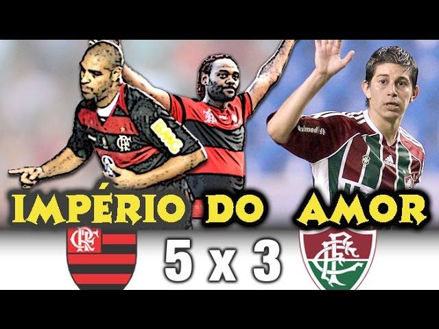 Flamengo 5 x 3 Fluminense * Adriano Imperador e Vagner Love detonando com o Fluminense em 2010