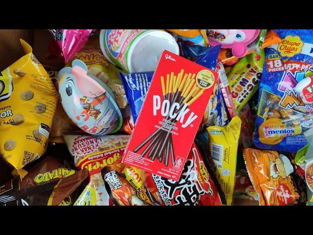 Satisfying Video Unpacking and Mixing Mentos, Skittles, Chupa Chups Gum, Kinder Joy, Chocolate ASMR