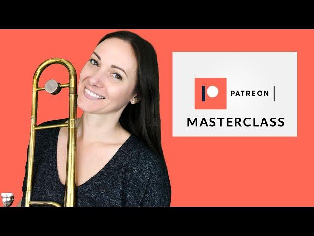 Patreon Masterclass / How to open up your sound, Breathing, Trombone multitrack & ensemble recording