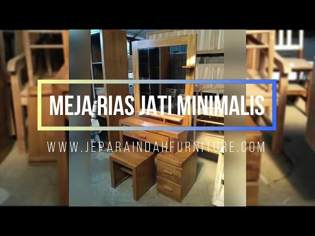 MEJA RIAS MINIMALIS! Bahan Kayu Jati Jepara Harga Murah Kualitas Terjamin